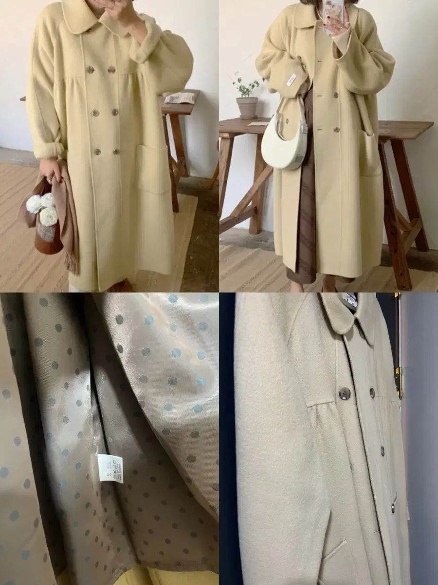 テヒャンクローゼット キャロルコート バターカラー