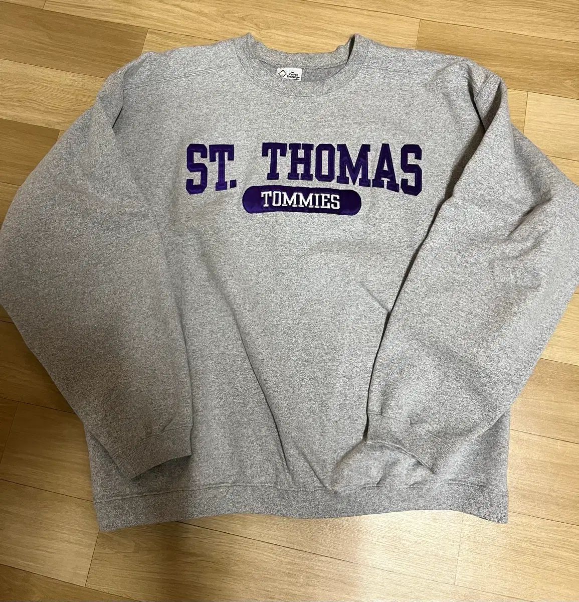 アメリカ製 アメリカ大学フットボールチーム スウェットシャツ グレー