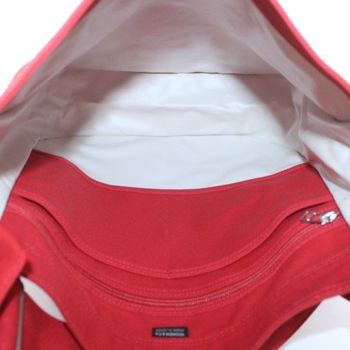 【中古】未使用品 ポーター PORTER 吉田カバン NAKED BOOK BAG ショルダーバッグ キャンバス ロゴ 赤 667-19786 ポーター PORTER 吉田カバン ネイキッド NAKED ブックバッグ BOOK BAG