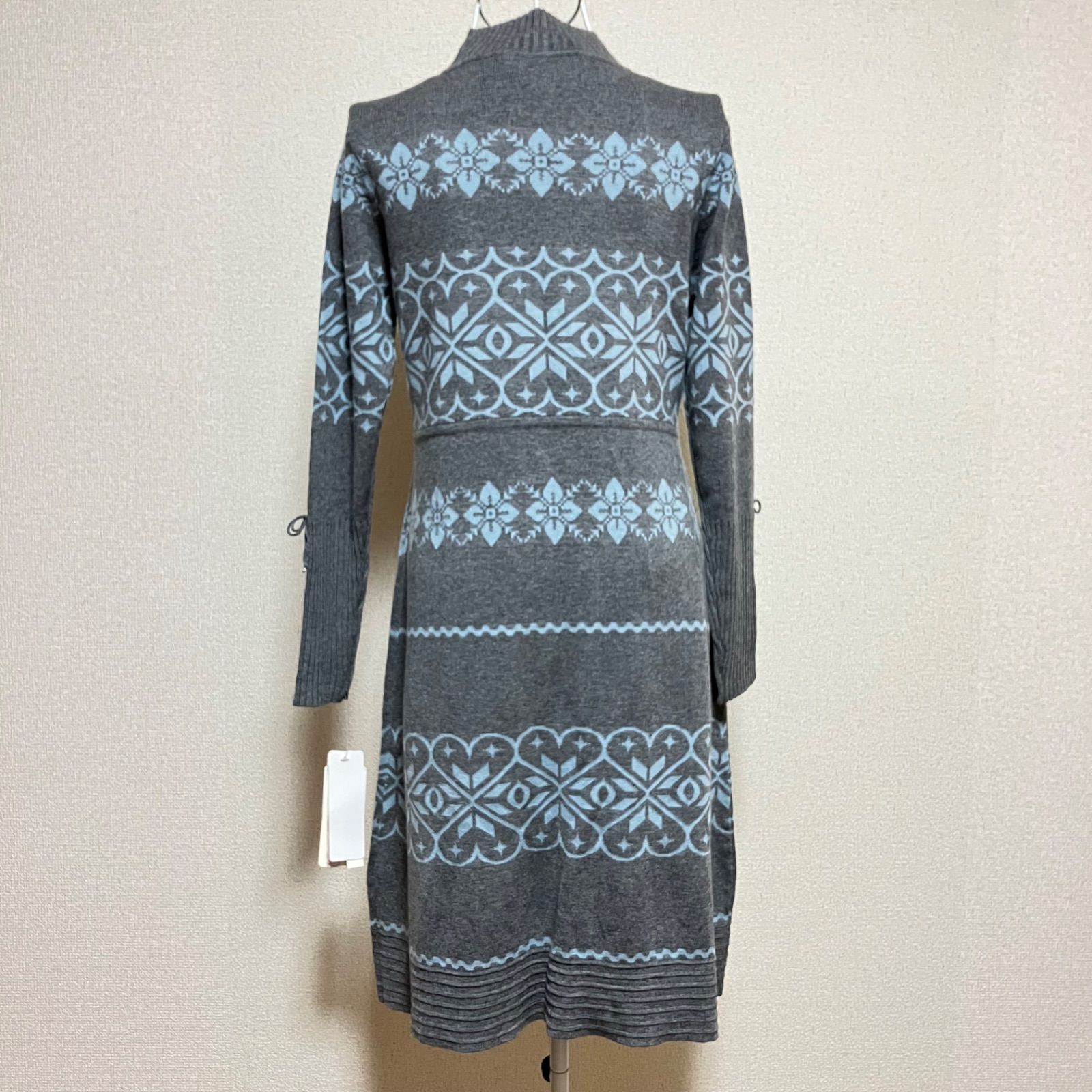 タグ付き 】super beauty スーパービューティー ニット ワンピース