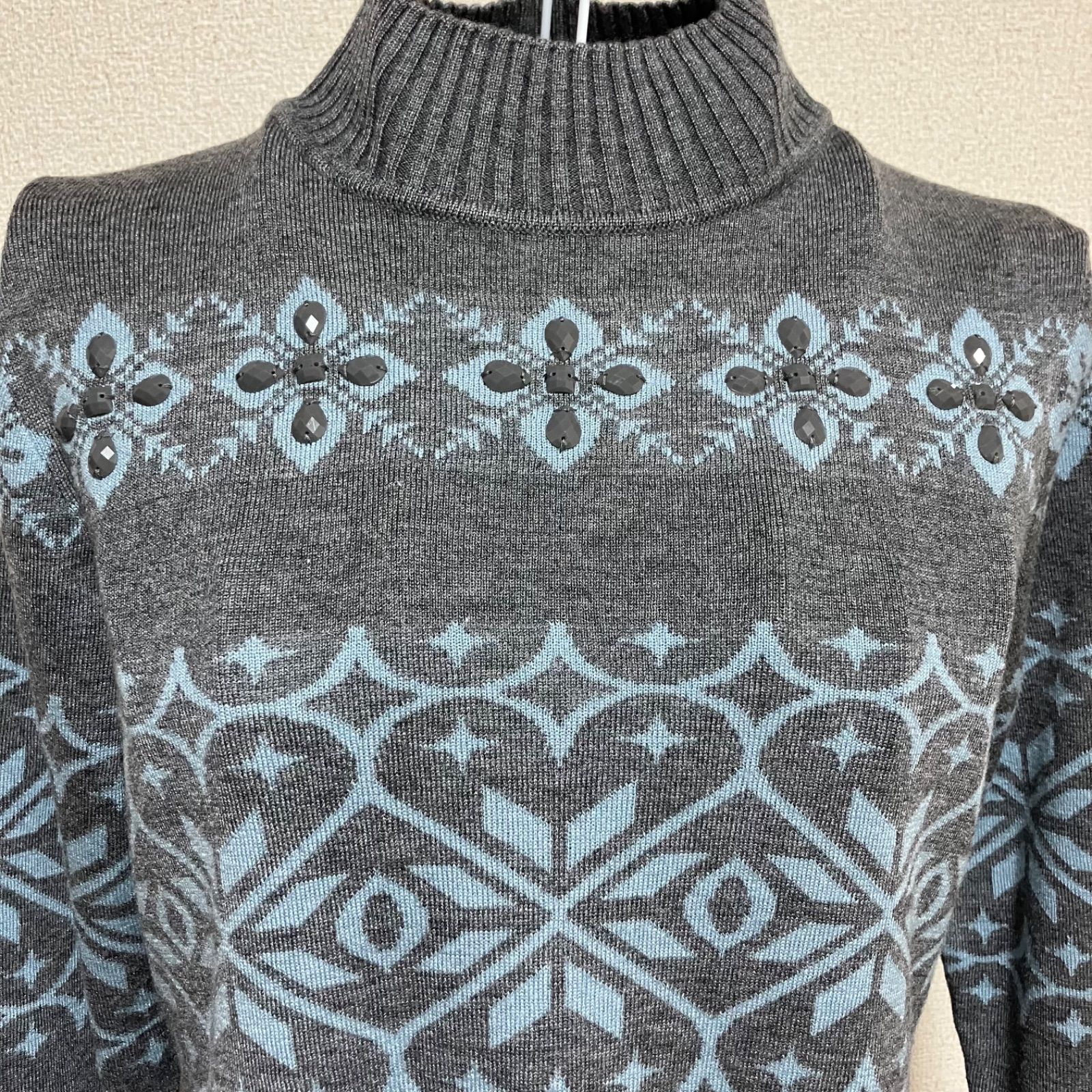 タグ付き 】super beauty スーパービューティー ニット ワンピース