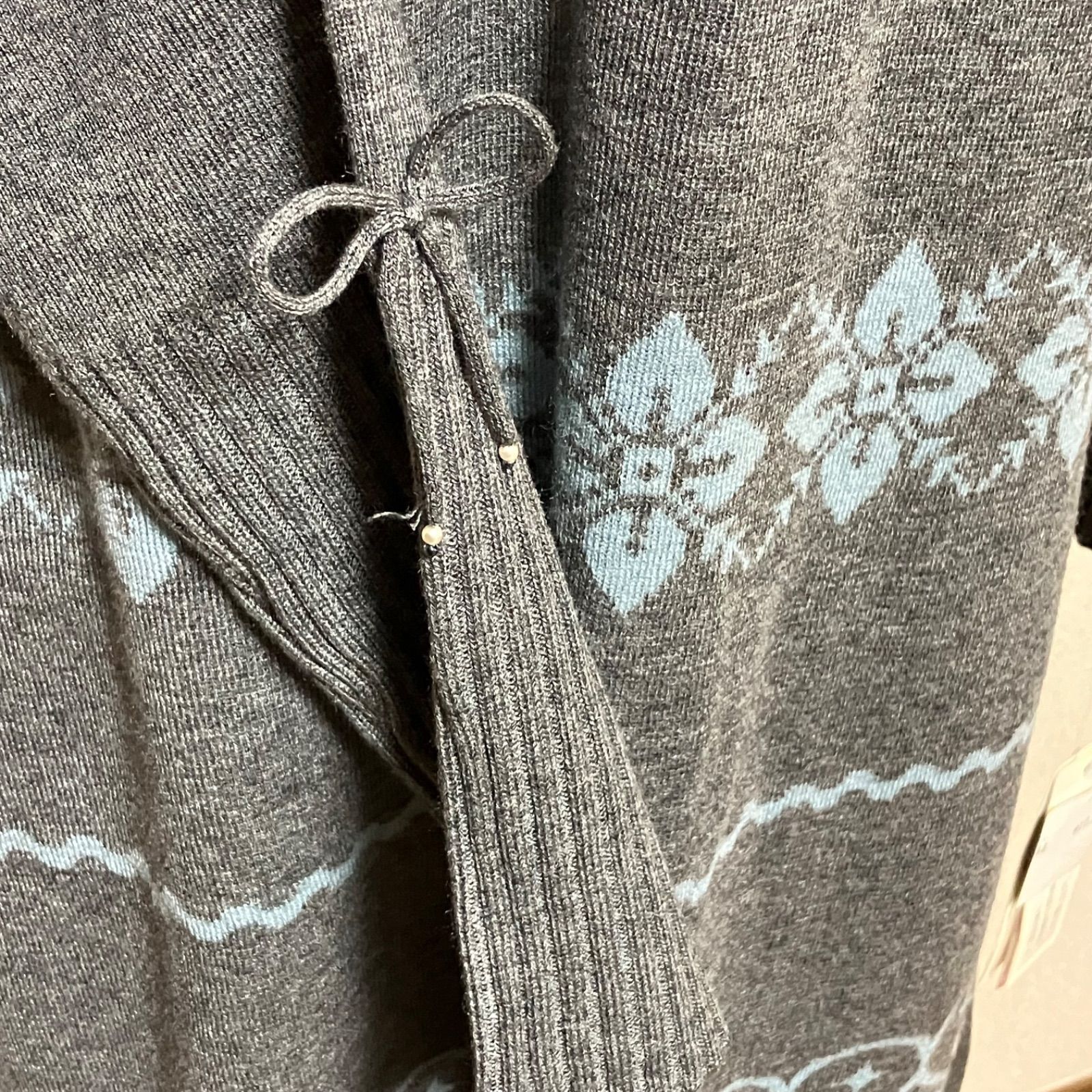 タグ付き 】super beauty スーパービューティー ニット ワンピース