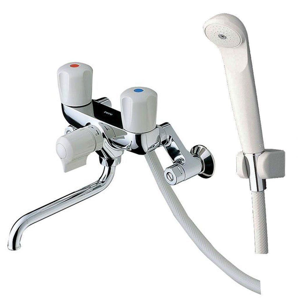 TOTO 浴室用水栓 2ハンドル混合栓 一時止水あり TMS 20 C 一般地用