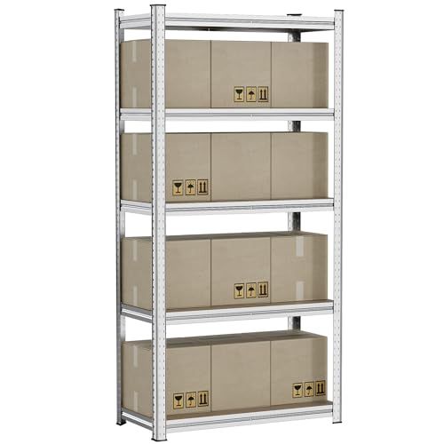 スチールラック 5段 幅90*奥行55*高さ180cm メタルラック 棚 ラック