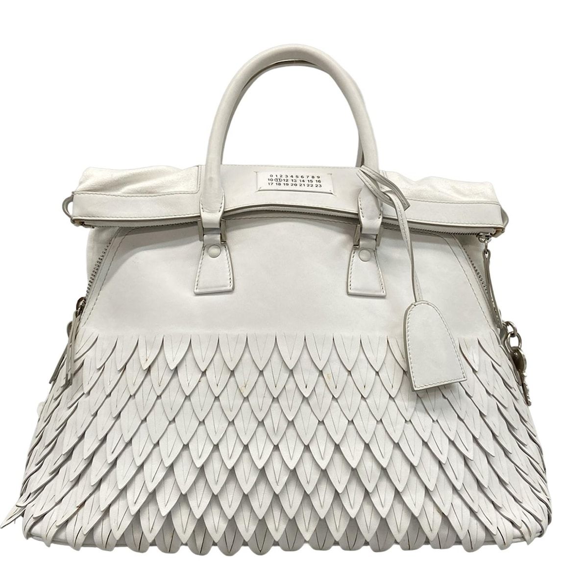 Maison Margiela メゾンマルジェラ ハンドバッグ 5 AC 白 レザー