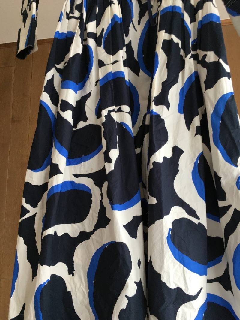 KODEMARI　MARNIマルニ ロング　ワンピース　ネイビー42 KODEMARI MARNIマルニ ロング ワンピース ネイビー42 KODEMARI様 専用