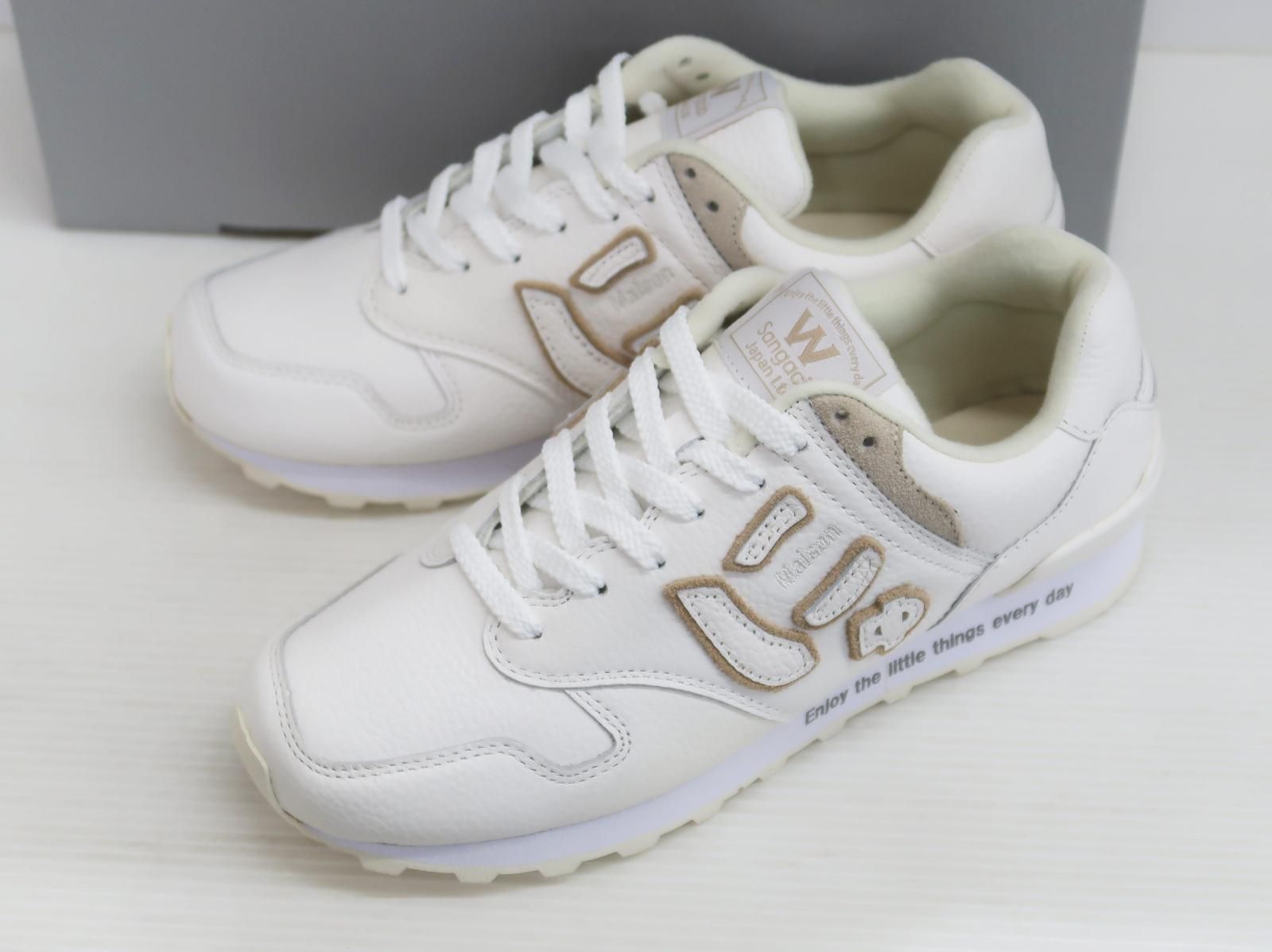 3067 サンガッチョ × Wako s Room ワコズルーム WHITE|CREAM レザー スニーカー ♥ 24.5㎝