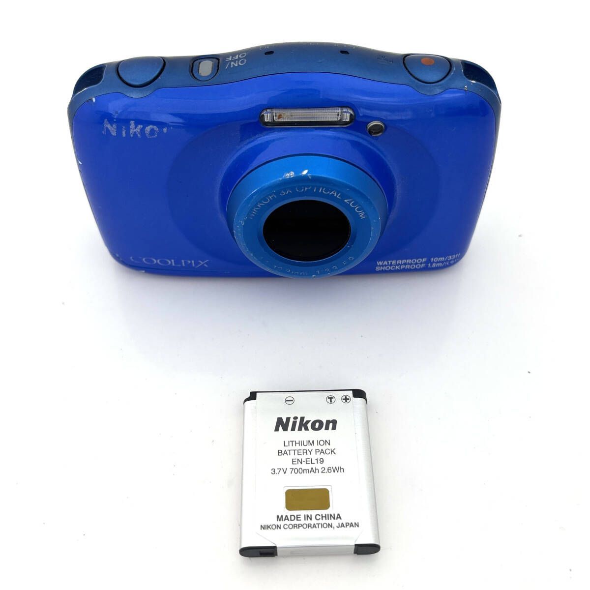 Nikon COOLPIX 【返品保証】 ニコン Nikon Coolpix W100 ブルー 