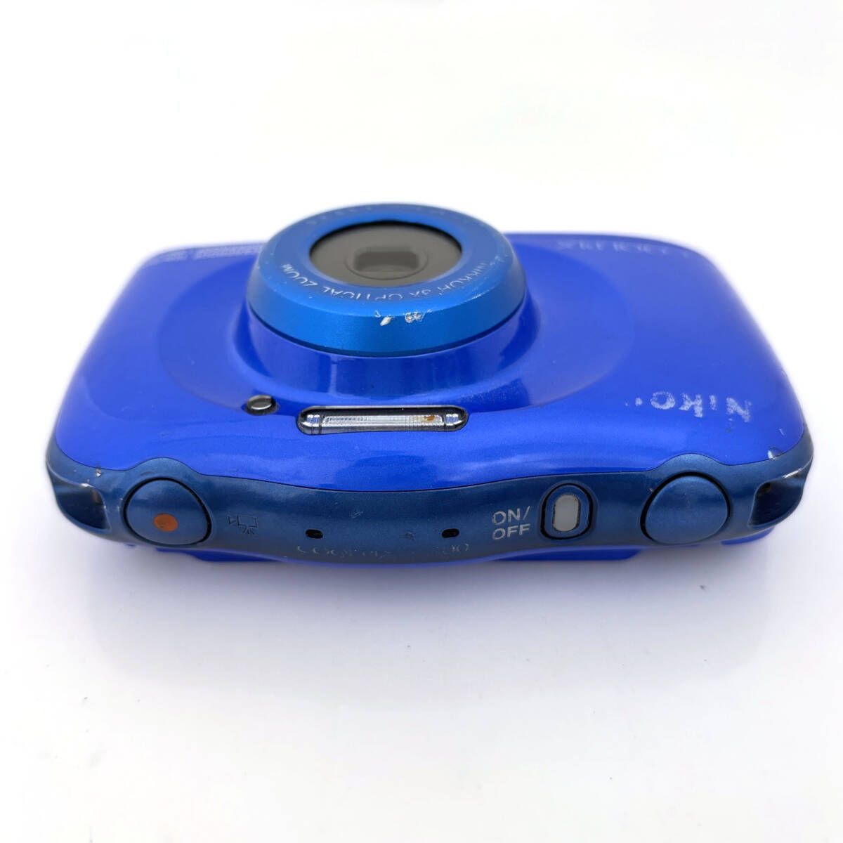 【完動品】NIKON ニコン COOLPIX W100 ブルー COOLPIX デジタルカメラ 防水 Nikon ニコン W100 ブルー 中古 Wi-Fi