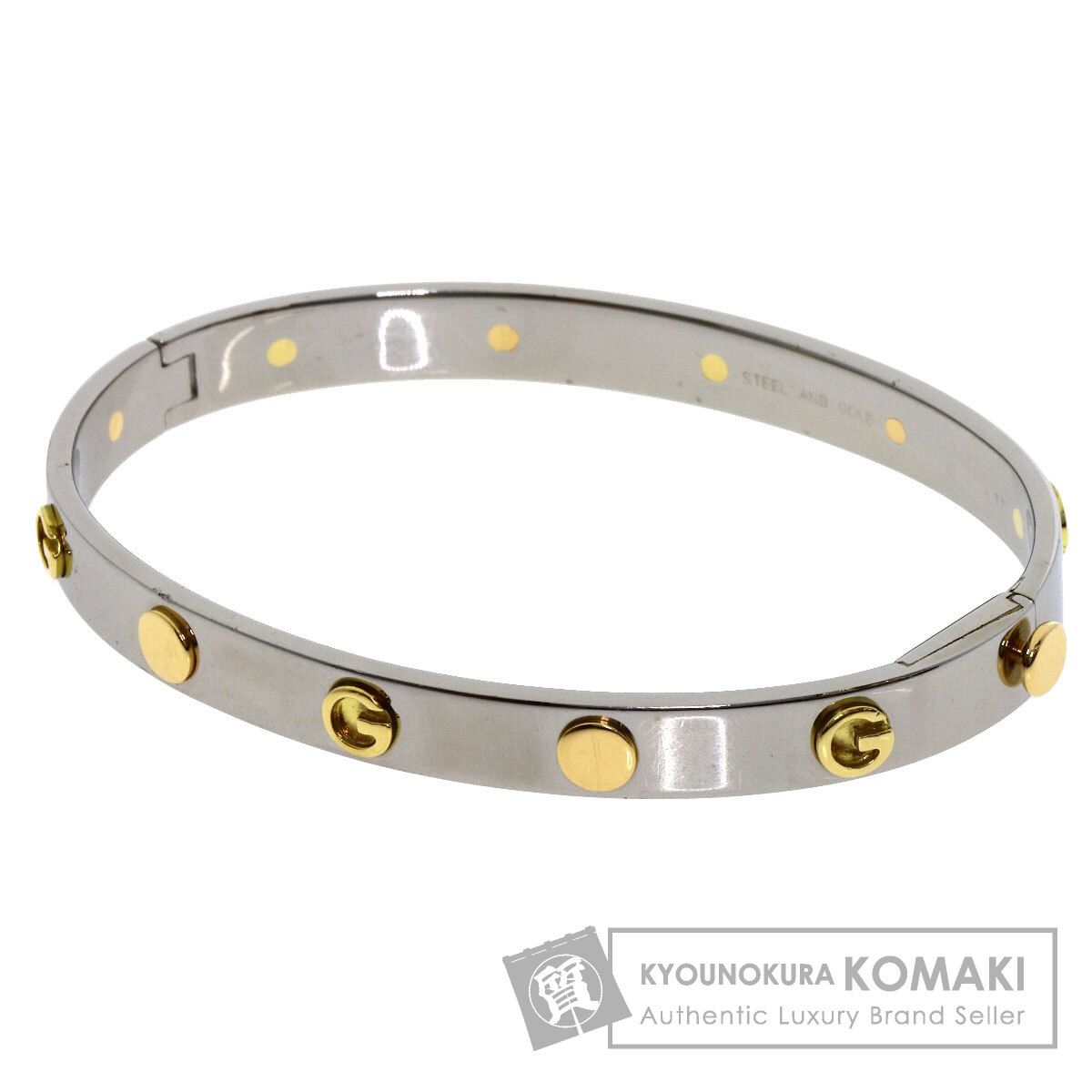 GUCCI グッチ Gロゴ 17 ブレスレット SS K 18 YG レディース