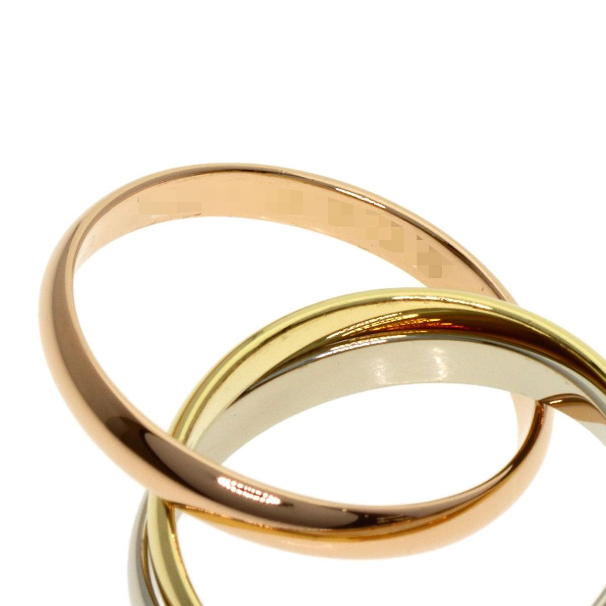 CARTIER カルティエ トリニティ XS #48 リング・指輪 K18YG K18WG