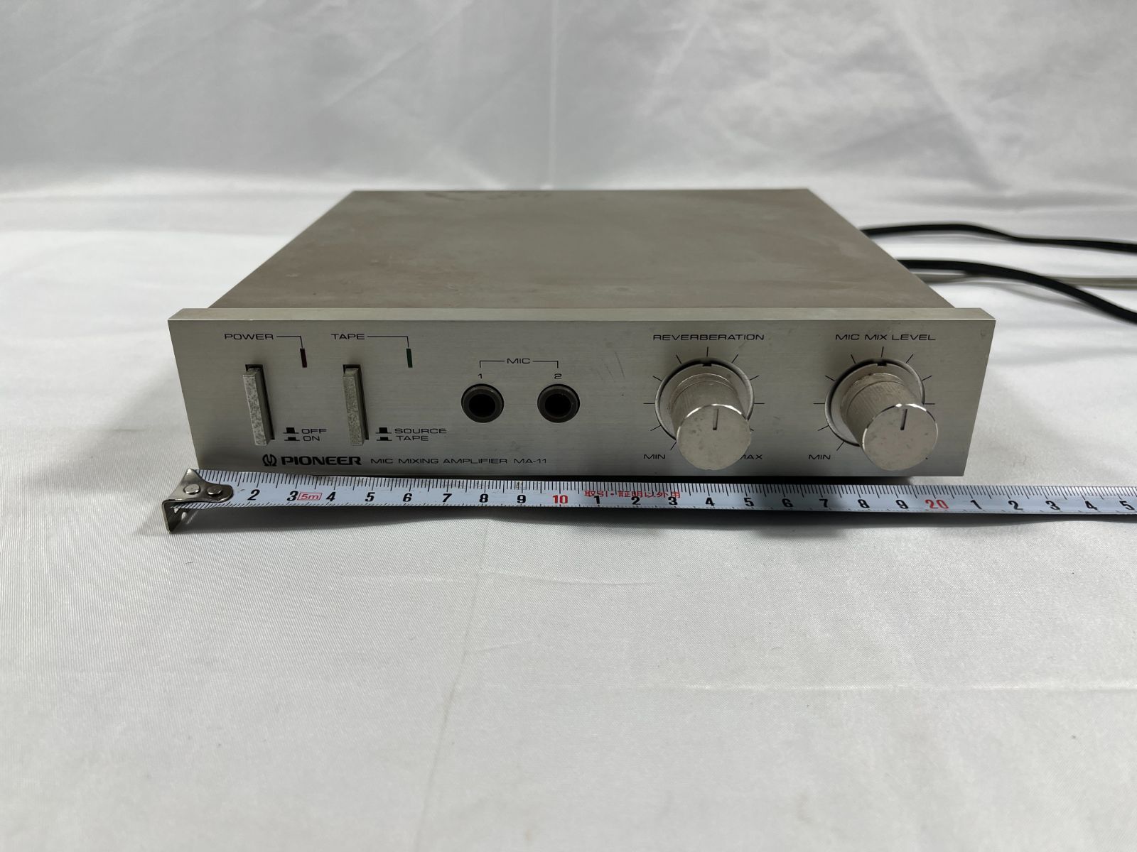ジャンク品 PIONEER パイオニア MIC MIXING AMPLIFIER MA-11 アンプ