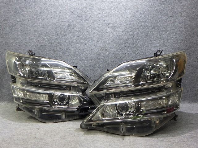 ヴェルファイア ヘッドライト 左右 HID ANH GGH 20系 前期 58-24 6 訳