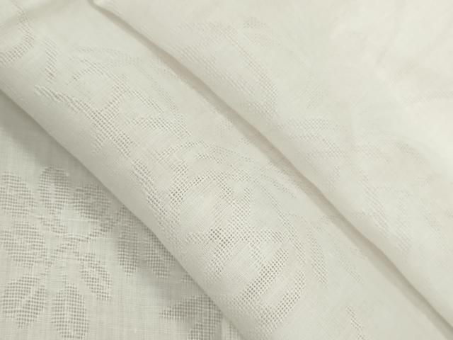 平和屋着物＊夏物 長襦袢 草木紋紗 綿麻 ze