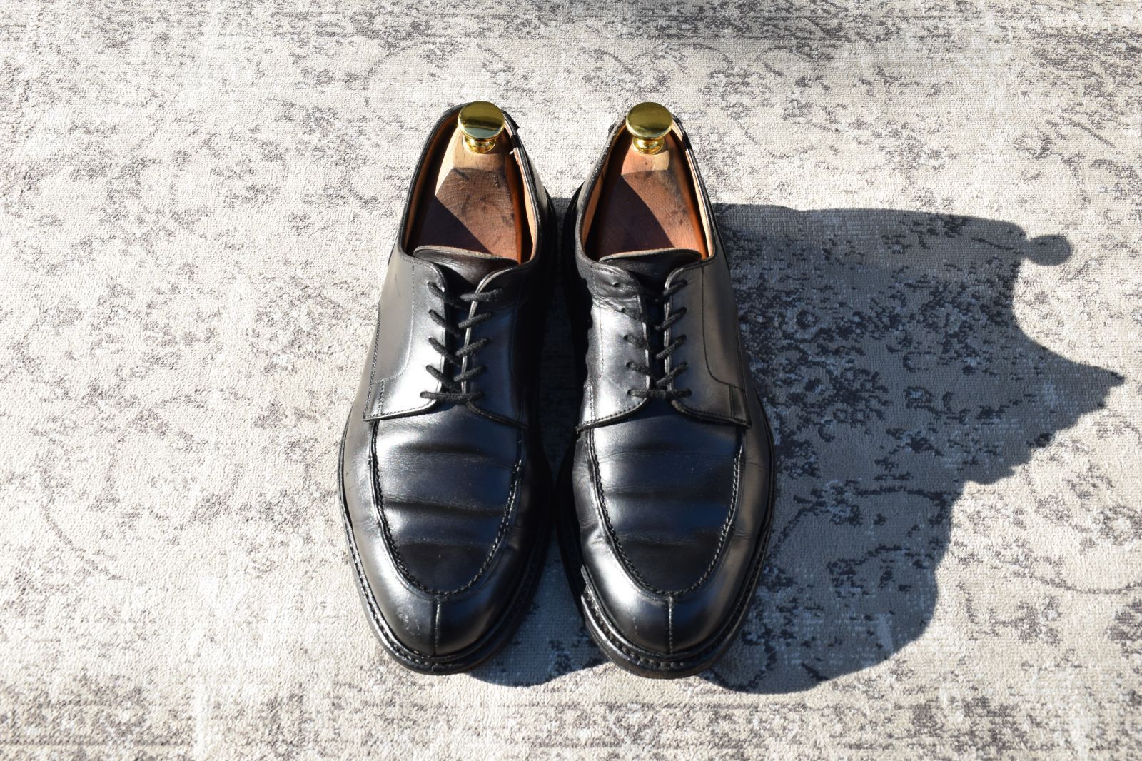 Crockett-Jones クロケットアンドジョーンズ DURHAM ダラム Ⅴチップ 外羽根 黒 ブラック UK 6 | 24.5 cm W 3167