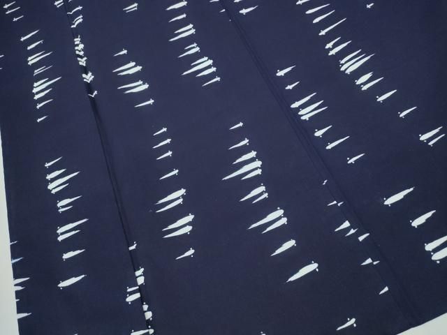  平和屋着物∴夏物 浴衣 メダカ 魚 綿 ng 浴衣単品 浴衣