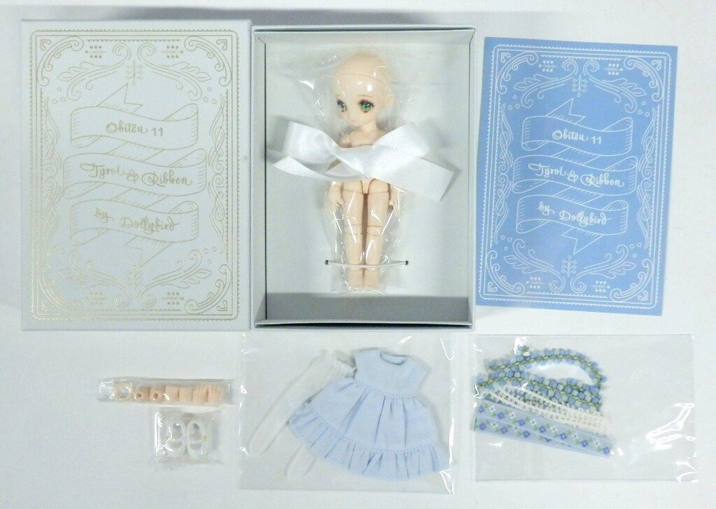 ホビージャパン オビツ11の型紙の教科書誌面モデル リボン