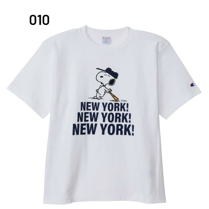 チャンピオン スヌーピーコラボ Tシャツ 半袖 メンズ Champion