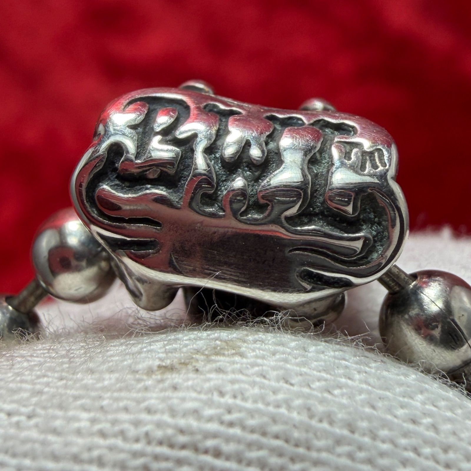 スカルボールチェーン 4mmx45cm ビルウォールレザー/Bill Wall