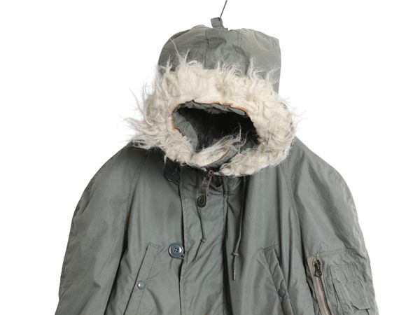 な ! 70 s 米軍実物 USAF N-3 B フライト ジャケット SMALL | 75年製 ヴィンテージ 軍物 エアフォース ミリタリー コート パーカー ファー付き