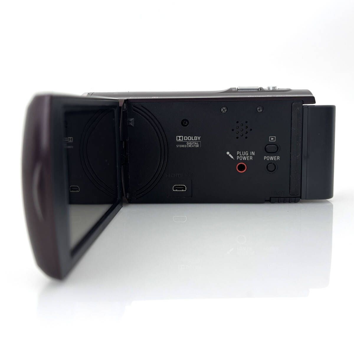 美品 SONY HDR-CX390 バッテリー2個付 ビデオカメラ ソニー】SONY HDR-CX390 ボルドーブラウン デジタルビデオカメラ