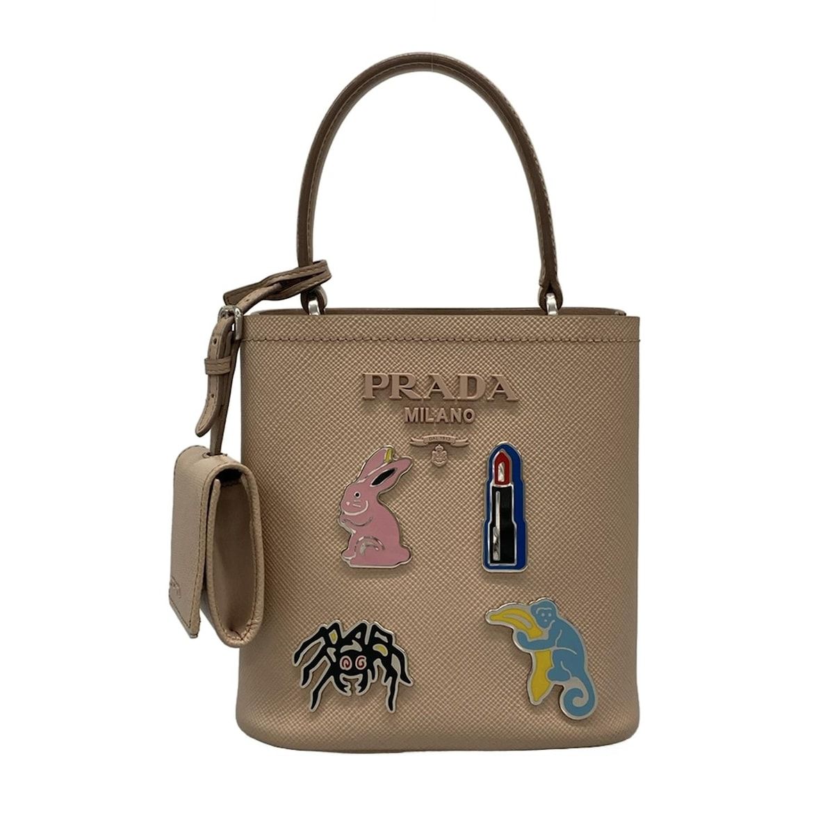 PRADA(プラダ) ハンドバッグ パニエ スモール 1BA217 ベージュ