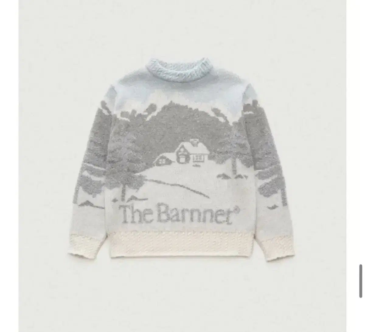 ザ バーネット Snowy landscape Knit Sweater スノウニト