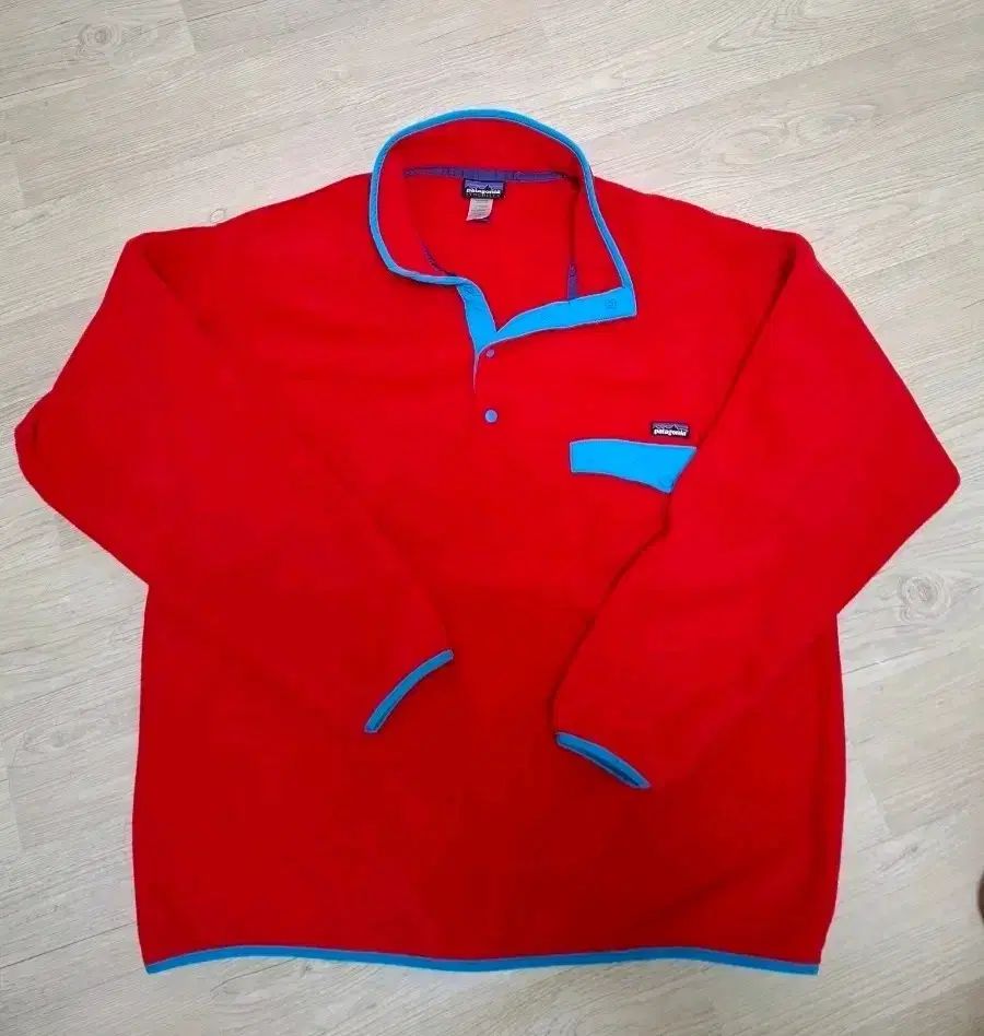2 XL パタゴニア Synchilla シンチラ レッド プルオーバー フリース スナップT
