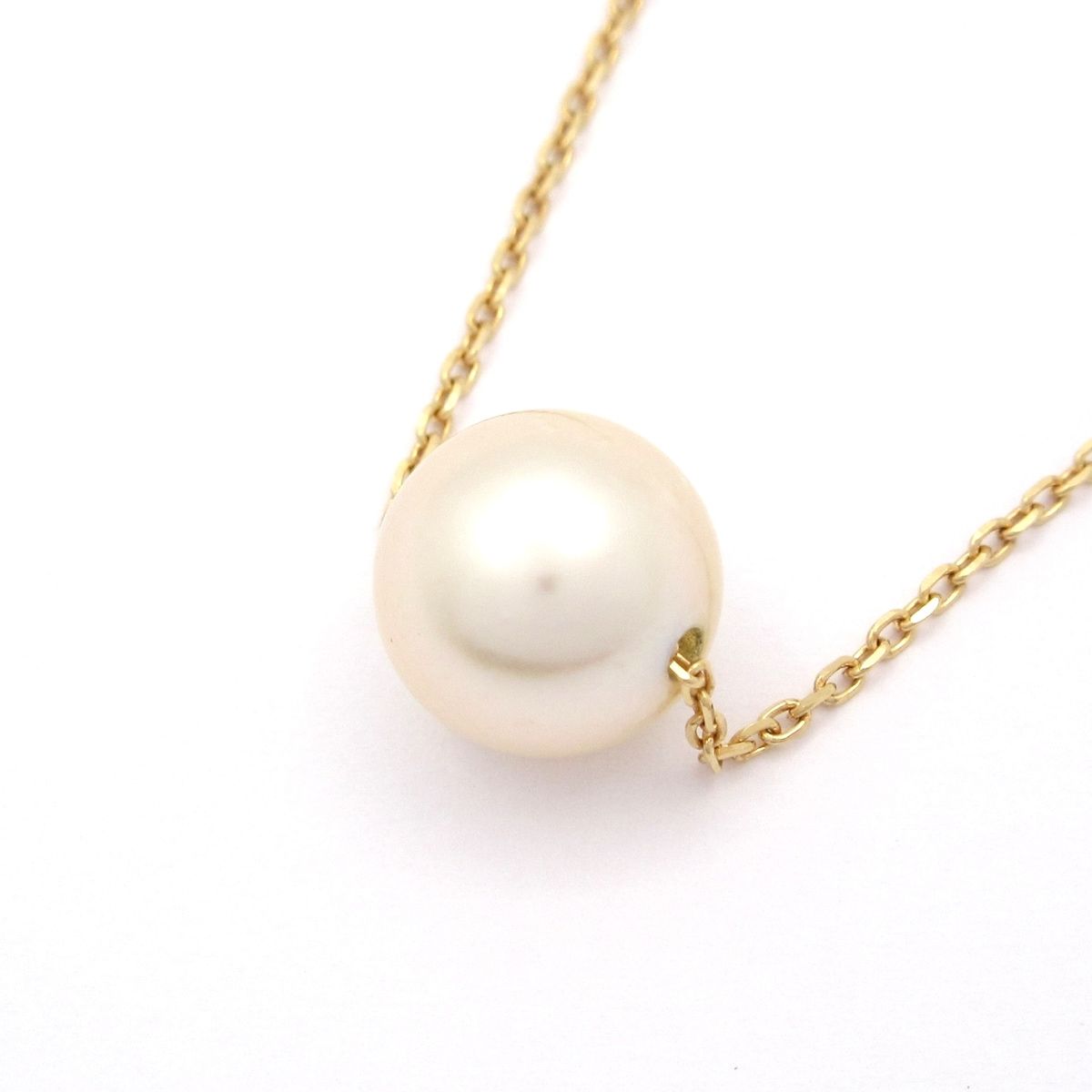 Unbranded ノーブランド ネックレス - K 18 YG×白 総重量 2.1 g