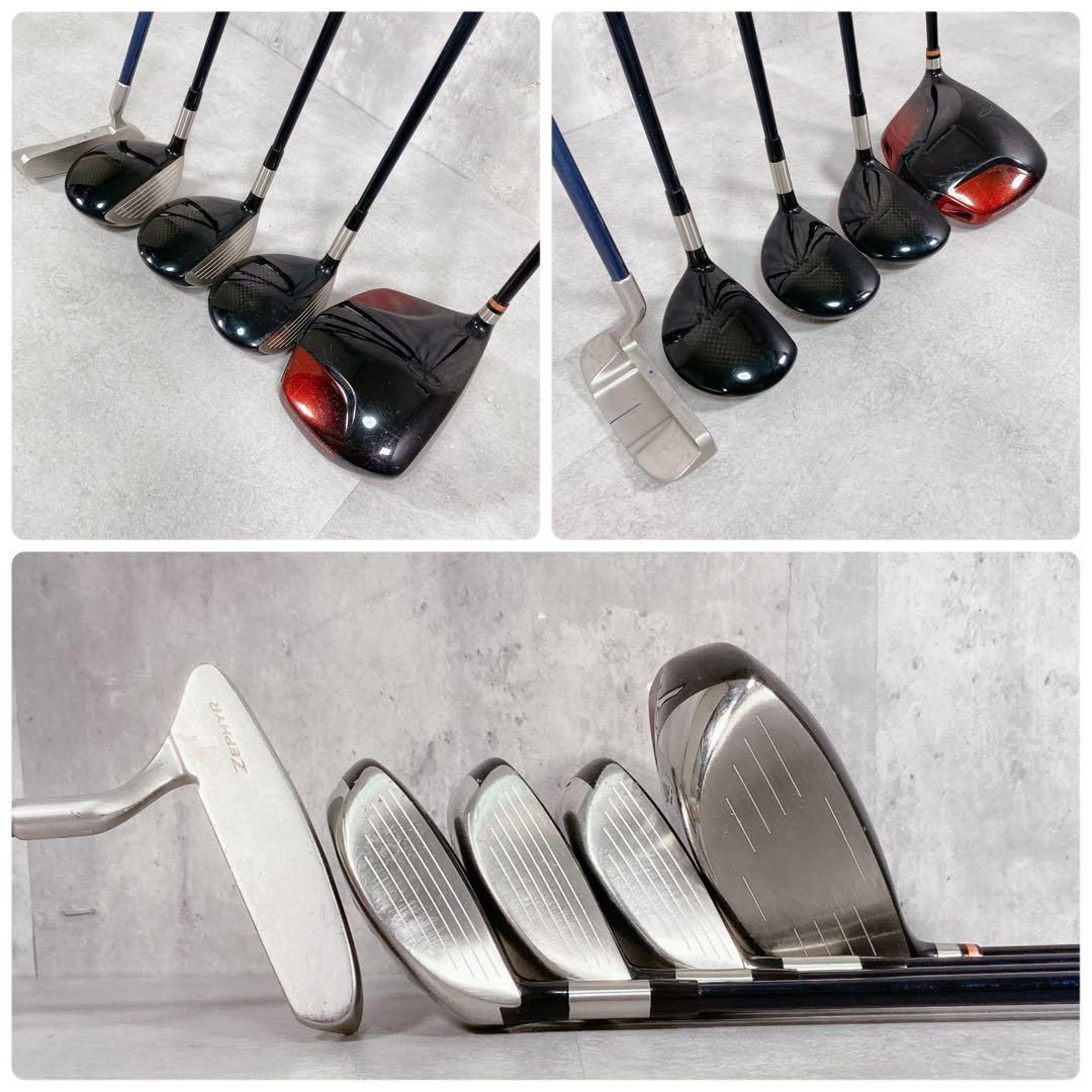 V791 ミズノ メンズ ゴルフ クラブ フルセット 16点 黒 初心者 練習 V791 ミズノ メンズ ゴルフ クラブ フルセット 16点 黒 初心者 練習