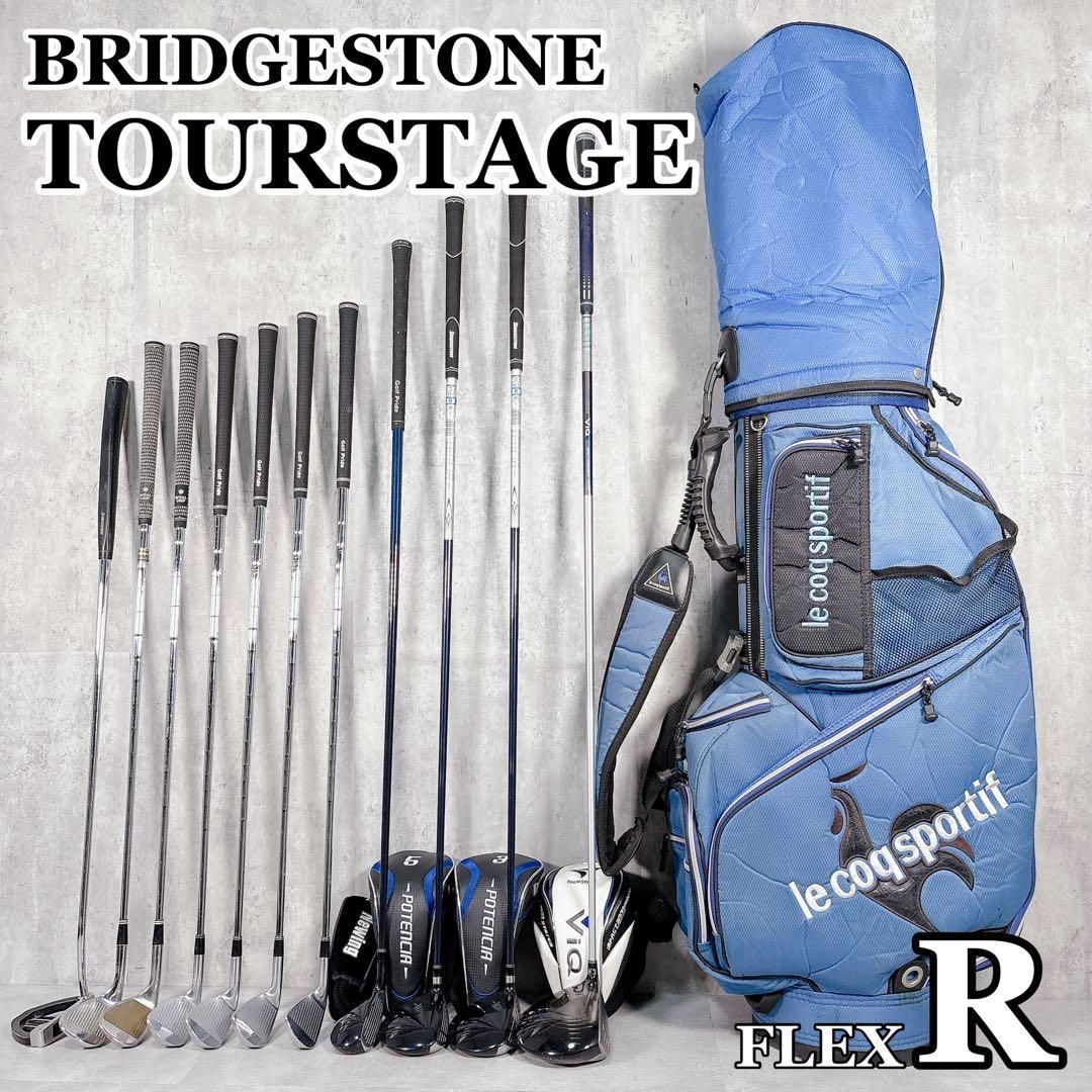 V 816 ツアーステージ 他 メンズ ゴルフクラブ フルセット 青 ルコック