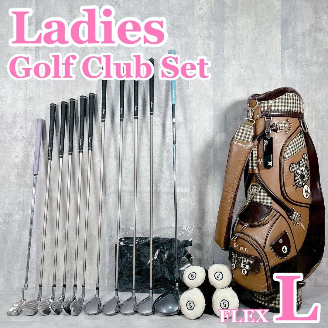 V 799 アダムスゴルフ 他 レディース ゴルフクラブ フルセット 初心者 練習