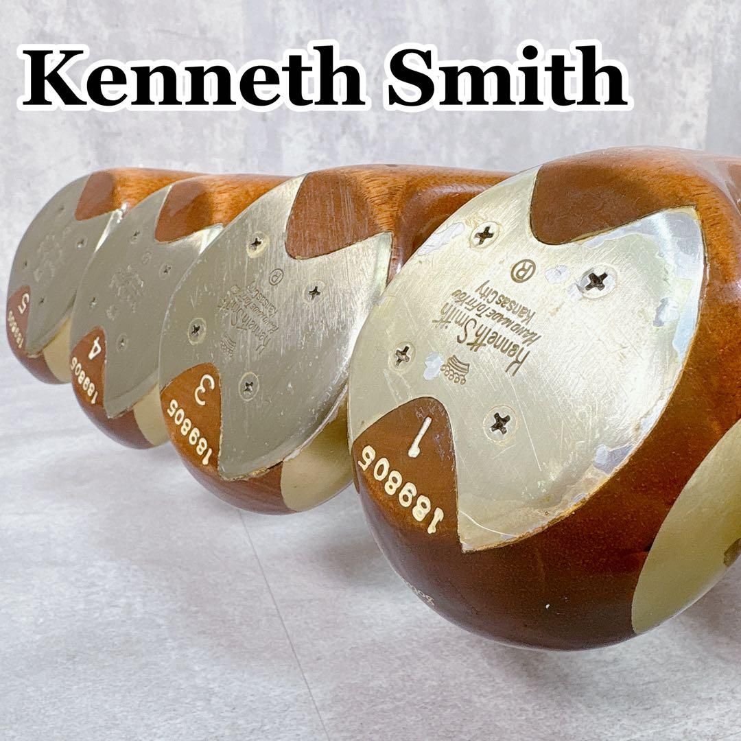 V698 ケネス・スミス ハンドメイド 木製 ウッド 4本セット V698 ケネス・スミス ハンドメイド 木製 ウッド 4本セット - メルカリ