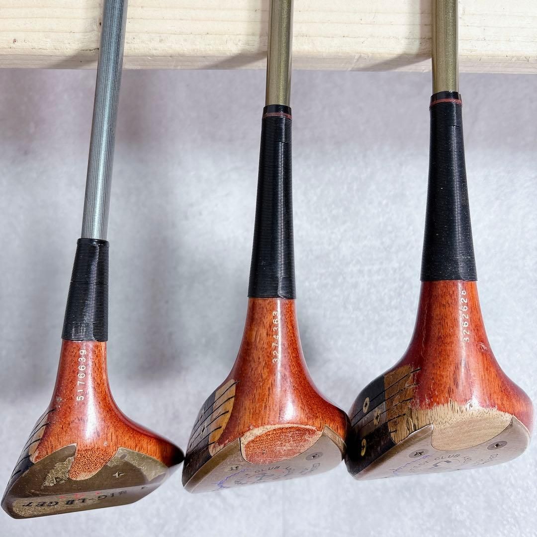 V733 HONMA 本間ゴルフ パーシモン ウッド 3・4・5W 3本 R - メルカリ