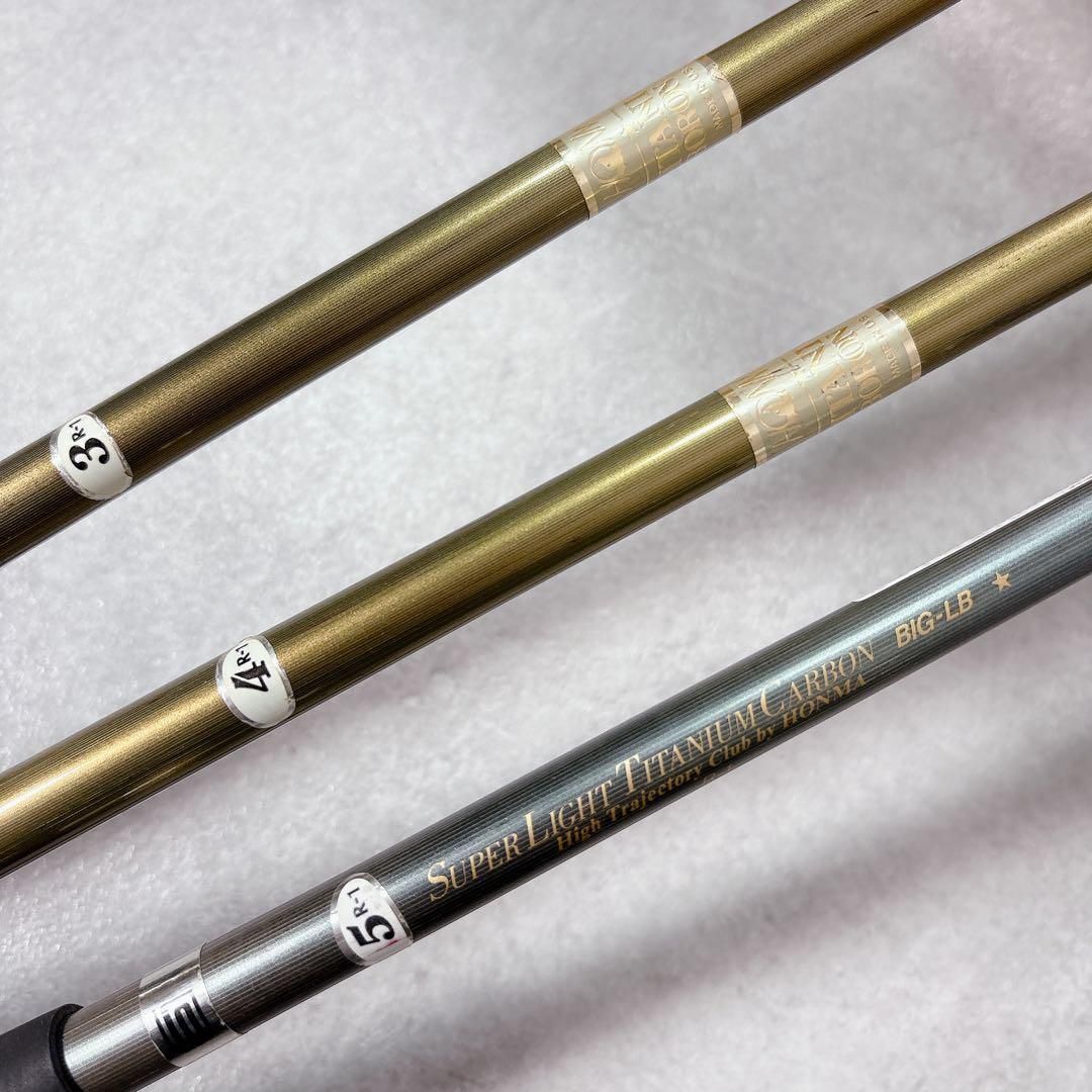 V733 HONMA 本間ゴルフ パーシモン ウッド 3・4・5W 3本 R - メルカリ