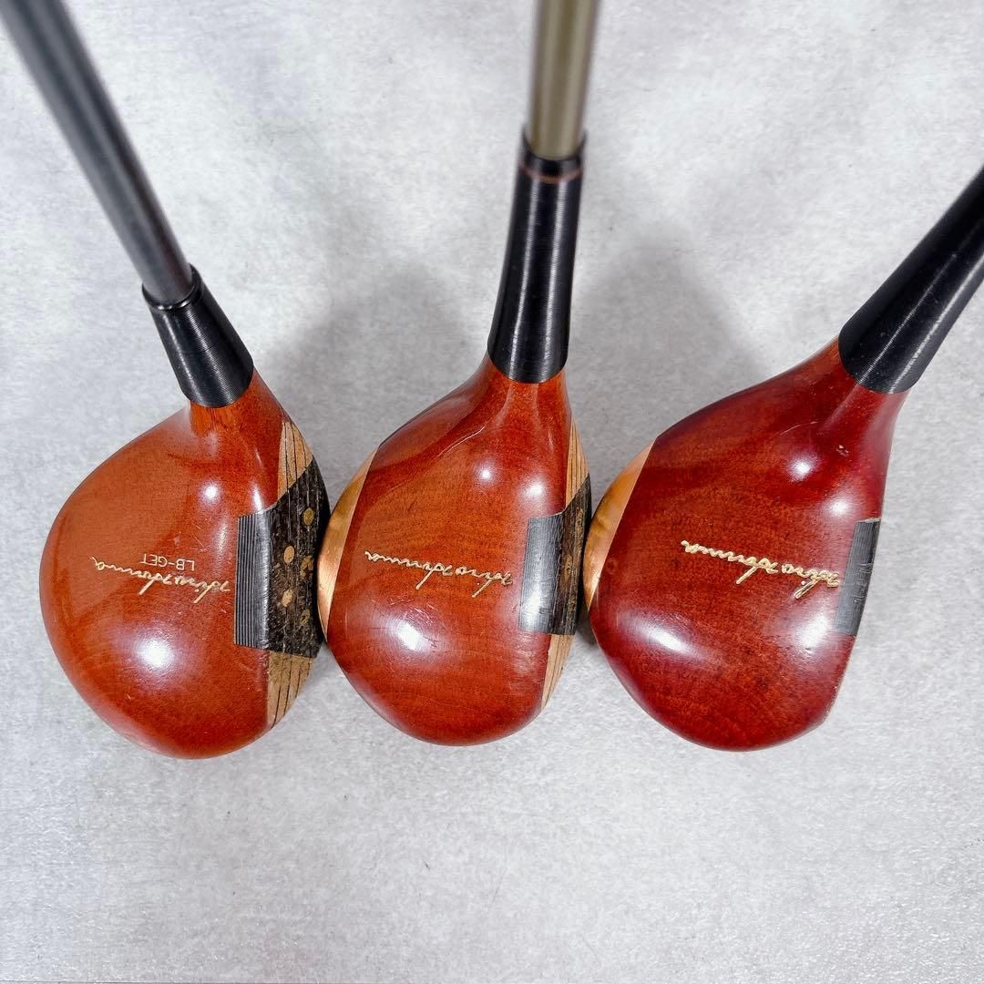 V733 HONMA 本間ゴルフ パーシモン ウッド 3・4・5W 3本 R - メルカリ