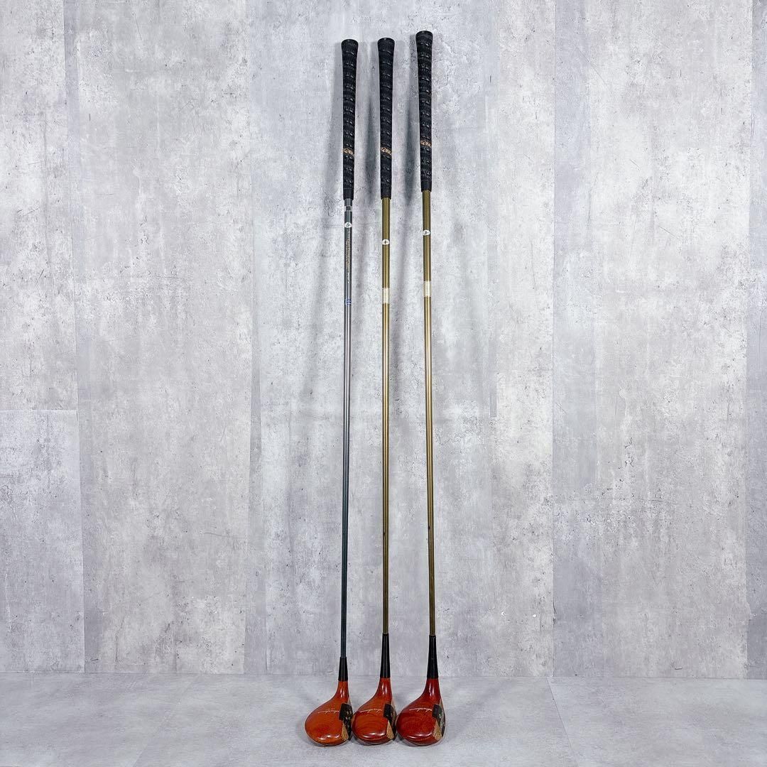 V733 HONMA 本間ゴルフ パーシモン ウッド 3・4・5W 3本 R - メルカリ