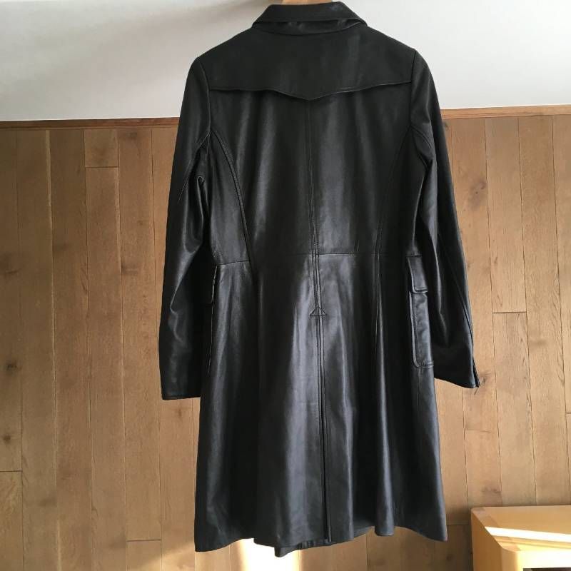 美品 BALMAIN バルマン 羊革 レザー ロング コート13号 - メルカリ