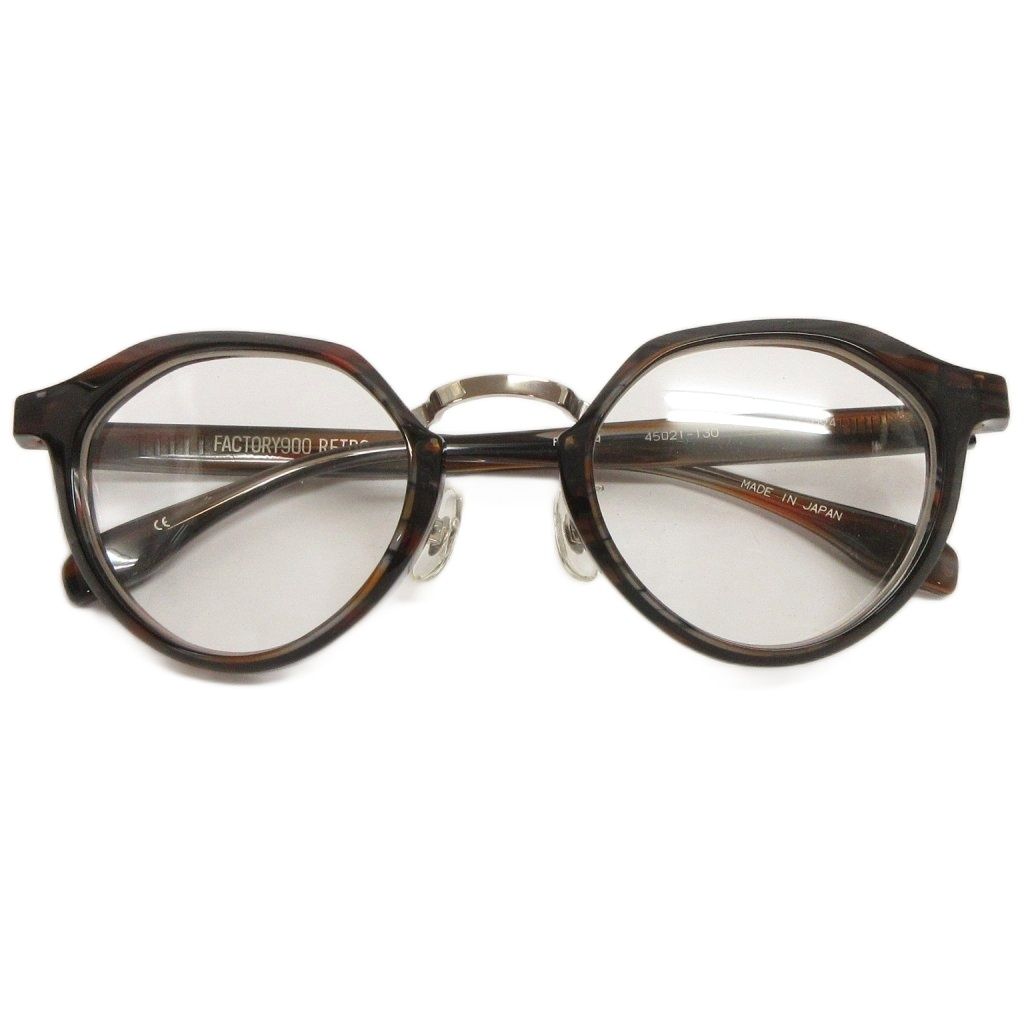 ファクトリー900 レトロ RETRO RF-054 メガネ 眼鏡 45□21-130 ブラウン系 col.094