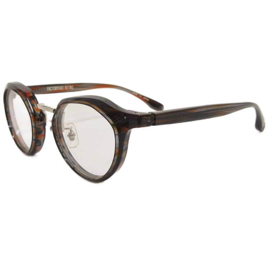 ファクトリー900 レトロ RETRO RF-054 メガネ 眼鏡 45□21-130 ブラウン系 col.094