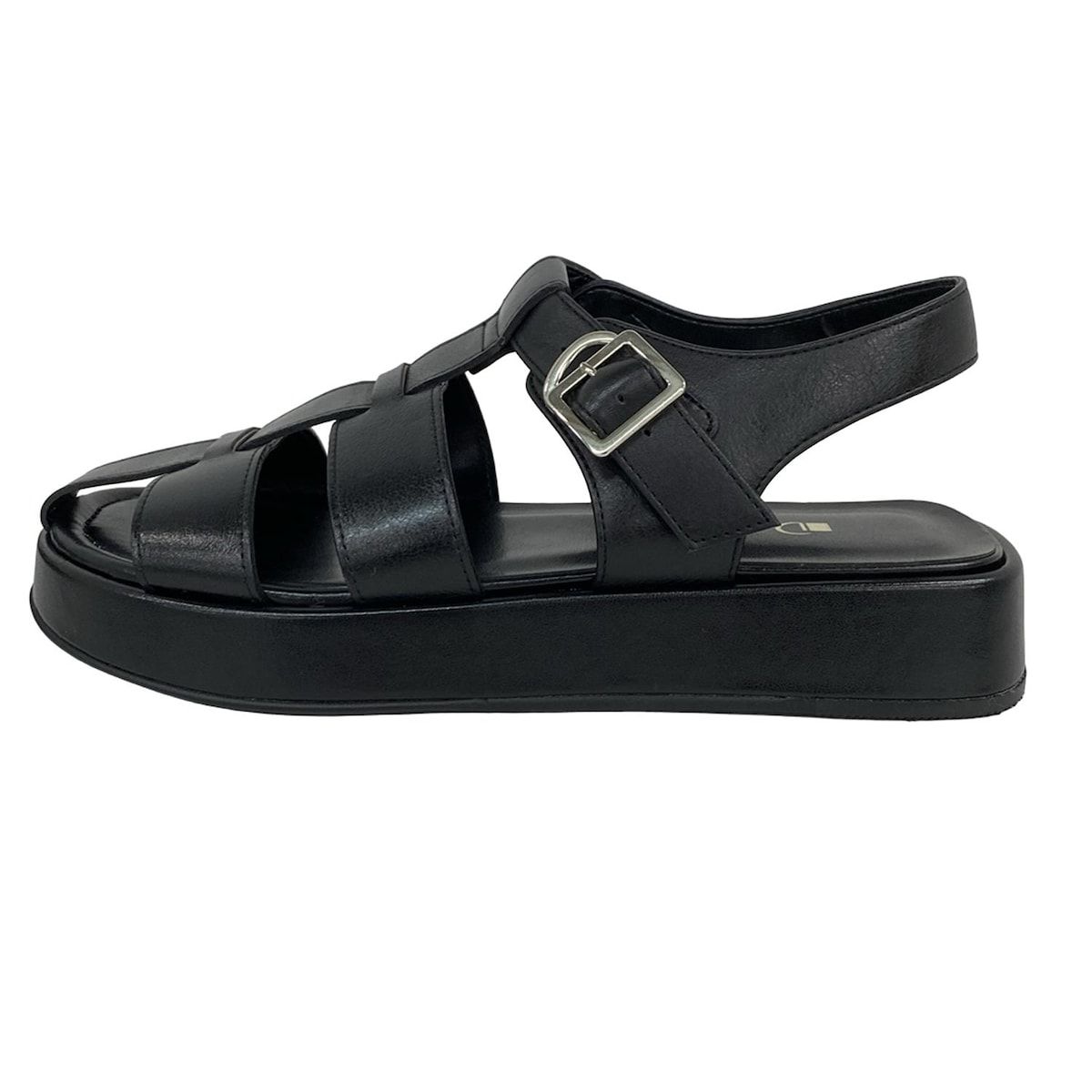 DIANA ダイアナ サンダル L レディース 黒 レザー