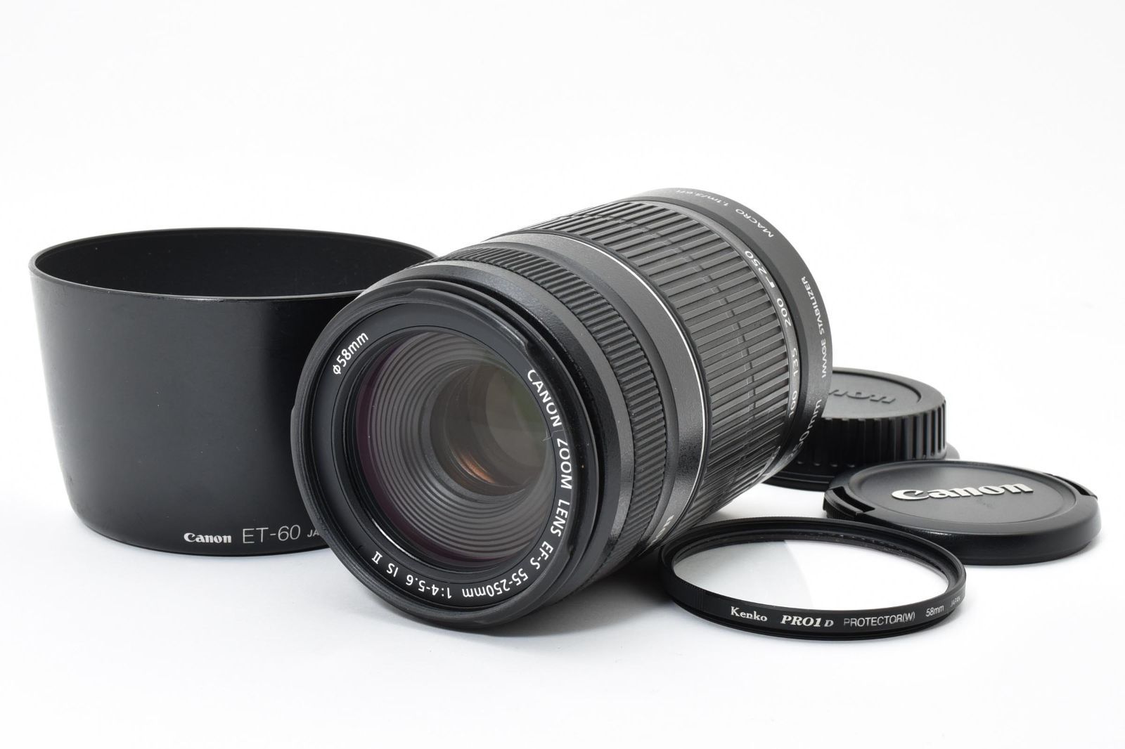 上品 キヤノン CANON EF-S 55-250 mm F 4-5.6 IS II OL 3600 44