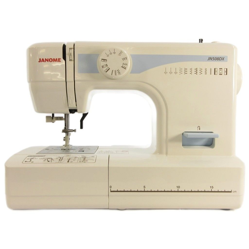 ジャノメ JANOME 電動ミシン フットコントロラー JN 508 DX 白 ホワイト GY 11 SG