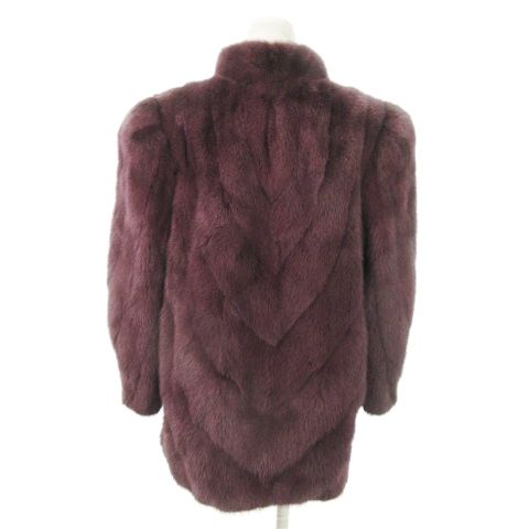 EMBA　コート エンバ EMBA 毛皮コート ジャケット ハーフ ミンク 2 茶 ブラウン