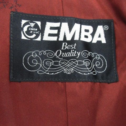 エンバ EMBA ミンクファー コート ショート丈 毛皮 染色 染め 11 紫