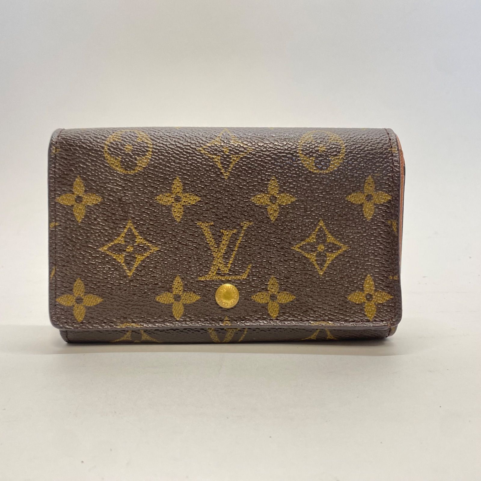 訳あり展示品　ルイヴィトン　モノグラム　トレゾール　折り財布 楽天市場】LOUIS VUITTON ルイ ヴィトン モノグラム ポルトトレゾール