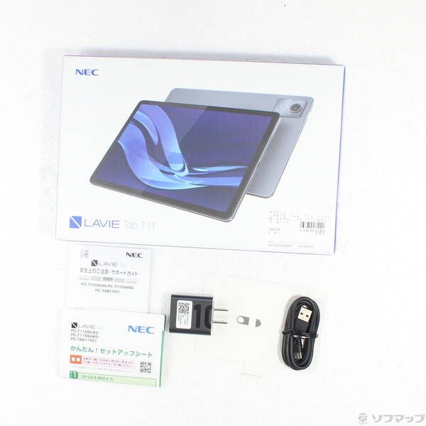展示品〕 LAVIE Tab T11 128GB ルナグレー PC-T1165KAS Wi-Fi【258