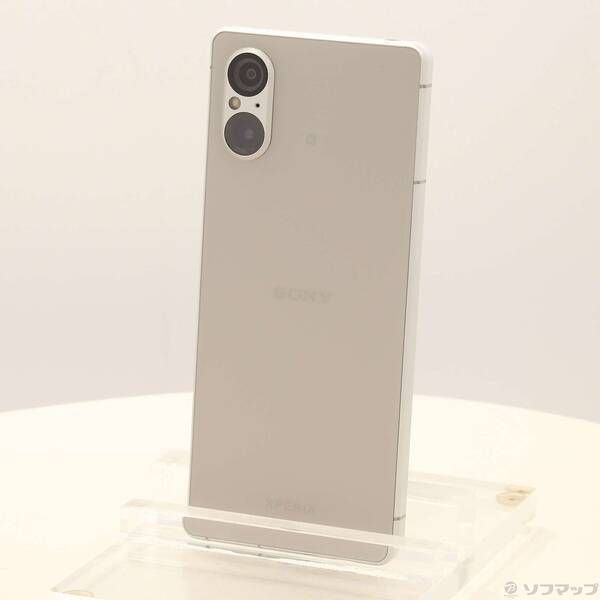 中古品〕 Xperia 5 V 256GB プラチナシルバー XQ-DE44 S2JPCX0 SIM