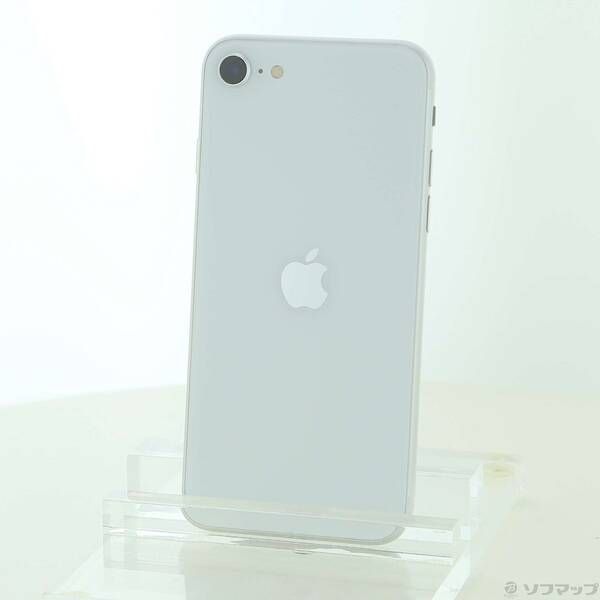 中古品〕 iPhone SE 第2世代 128GB ホワイト MXD12J／A SIMフリー【198
