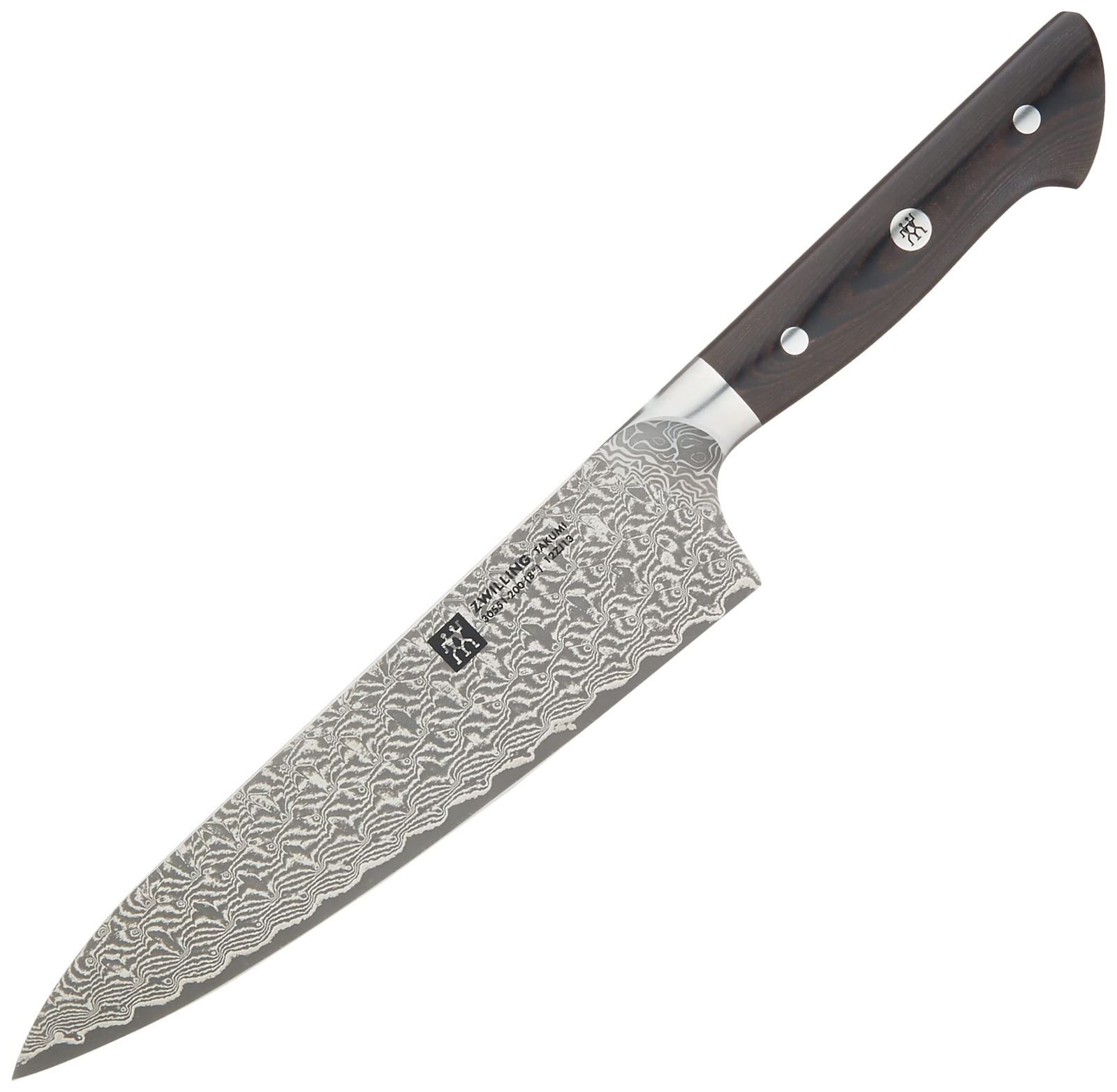 ZWILLING ツヴィリング 「 タクミ シェフナイフ 200mm 日本製 」 ダマスカス 包丁 牛刀 【日本正規販売品】 Takumi 30551-201 [2. シェフナイフ]